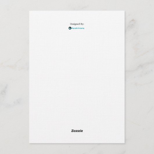 Uitnodiging template voor pyjamaparty (Achterkant)