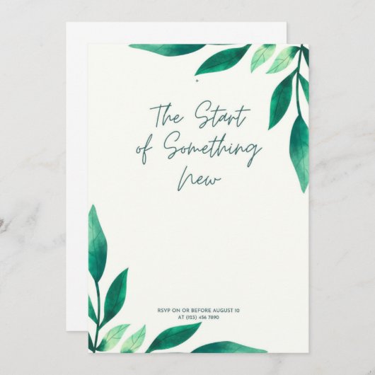 uitnodiging templates (Voorkant / Achterkant)