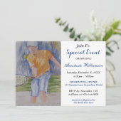 UITNODIGING TENNISPARTY EVENEMENT (Staand voorkant)