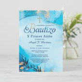 uitnodiging ter gelegenheid van de geboorte en de  (Staand voorkant)