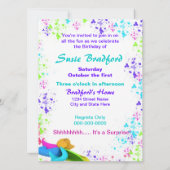 uitnodiging ter gelegenheid van de geboorte - Kind (Achterkant)