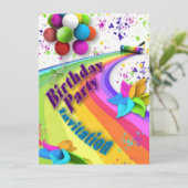 uitnodiging ter gelegenheid van de geboorte - Kind (Staand voorkant)