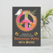 Uitnodiging themathema Halloween Party (Staand voorkant)