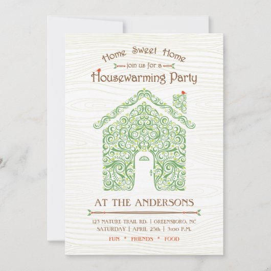 Uitnodiging thuispartij (Voorkant)