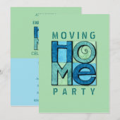 Uitnodiging thuispartij verplaatsen (Voorkant / Achterkant)