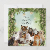 Uitnodiging tijger katten (Voorkant)