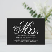 Uitnodiging - toekomstige mevrouw (Staand voorkant)