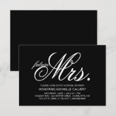 Uitnodiging - toekomstige mevrouw (Voorkant / Achterkant)