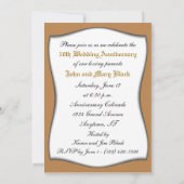 Uitnodiging tot 50e Jubileum voor bruiloft (Achterkant)