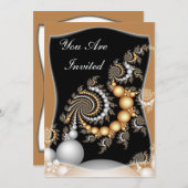 Uitnodiging tot 50e Jubileum voor bruiloft (Voorkant / Achterkant)