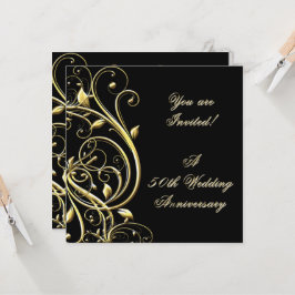 Uitnodiging tot 50e Jubileum voor bruiloft