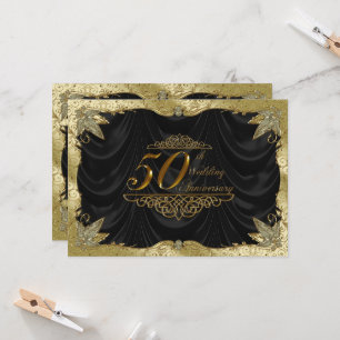 Uitnodiging tot 50e Jubileum voor bruiloft
