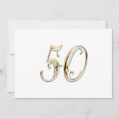 Uitnodiging tot 50e Jubileum voor bruiloft (Voorkant)