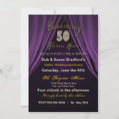 Uitnodiging tot 50e Jubileum voor bruiloft (Achterkant)