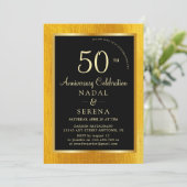 Uitnodiging tot 50e Jubileum voor bruiloft (Staand voorkant)