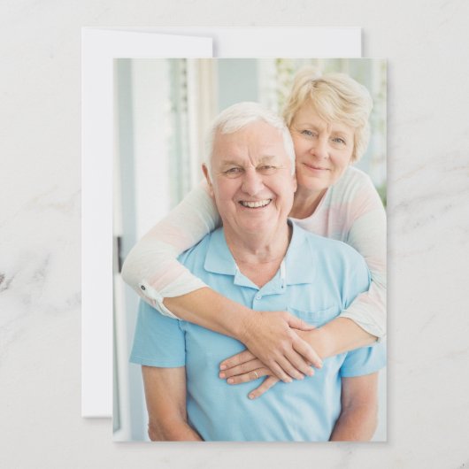 Uitnodiging tot 50e Jubileum voor bruiloft (Achterkant)