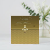 Uitnodiging tot 50e Jubileum voor bruiloft (Staand voorkant)