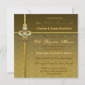 Uitnodiging tot 50e Jubileum voor bruiloft (Achterkant)