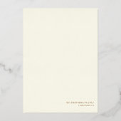 Uitnodiging tot 50e Jubileum voor bruiloft (Achterkant)