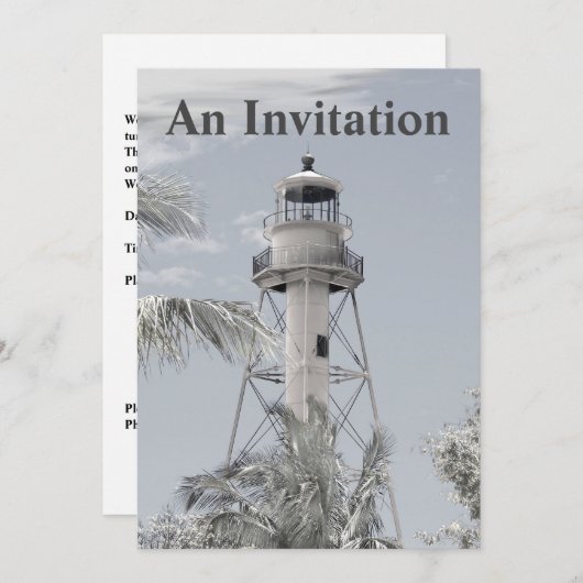 Uitnodiging tot 70e verjaardag van de Mannelijke P (Voorkant / Achterkant)