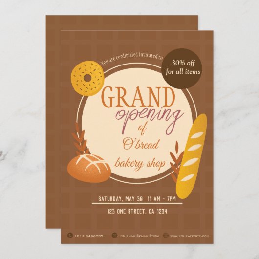 uitnodiging tot ⭐ ⭐ ⭐ ⭐ (8.13.000) (Voorkant / Achterkant)