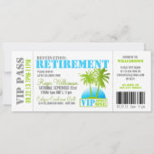 Uitnodiging tot aanhouding Pass Retirement Party (Voorkant)