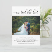 Uitnodiging tot aankondiging huwelijk (Staand voorkant)