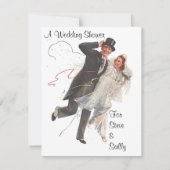 Uitnodiging tot aankondiging van het huwelijk met  (Voorkant)