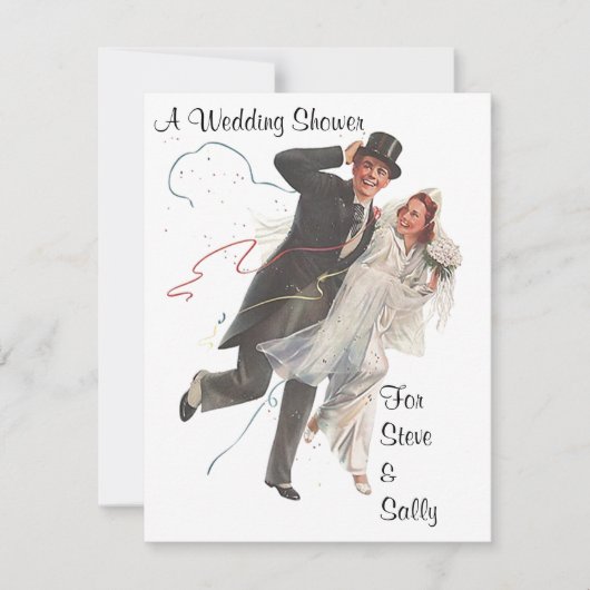 Uitnodiging tot aankondiging van het huwelijk met  (Voorkant)