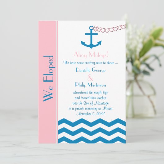 Uitnodiging tot aankondiging van huwelijk (Staand voorkant)