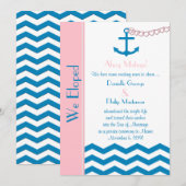 Uitnodiging tot aankondiging van huwelijk (Voorkant / Achterkant)