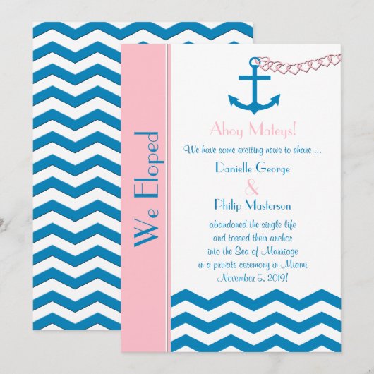 Uitnodiging tot aankondiging van huwelijk (Voorkant / Achterkant)