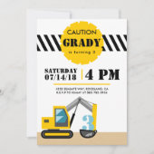 Uitnodiging tot aanleg 3e verjaardag derde uitnodi (Voorkant)