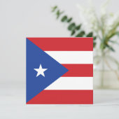 Uitnodiging tot aanvinding van de vlag van Puerto  (Staand voorkant)