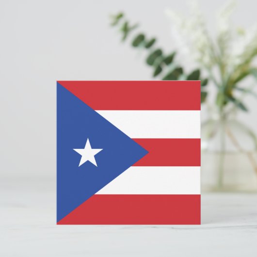 Uitnodiging tot aanvinding van de vlag van Puerto  (Staand voorkant)