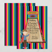 Uitnodiging tot aardebedekking door klaplopers, fl (Voorkant / Achterkant)