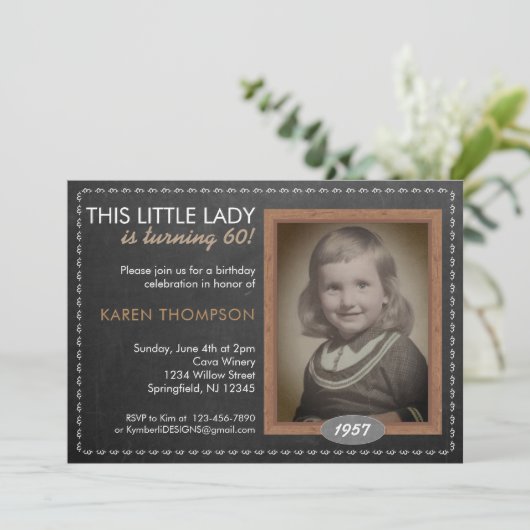  uitnodiging tot aardedag (Staand voorkant)