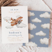 uitnodiging tot aardedag | Vliegtuig