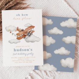  uitnodiging tot aardedag | Vliegtuig