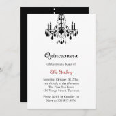 Uitnodiging tot aardejaars Grand Ballroom (wit) (Voorkant / Achterkant)