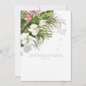 Uitnodiging tot aardeweddenschap met mousserende w (Achterkant)