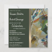  uitnodiging tot Abstracte bruiloft (Voorkant)