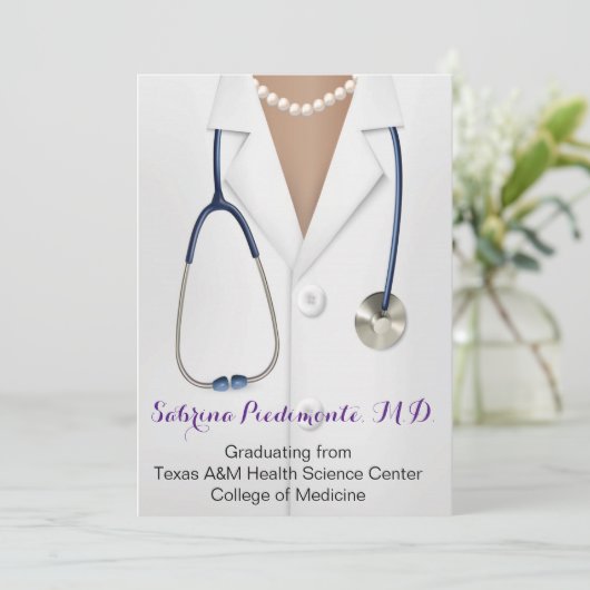 Uitnodiging tot afgestudeerden van de Afrikaanse V (Staand voorkant)