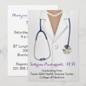 Uitnodiging tot afgestudeerden van de Afrikaanse V (Voorkant / Achterkant)