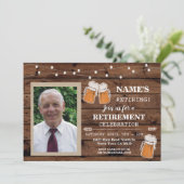 Uitnodiging tot aflossing Fotopartij Beer Uitnodig (Staand voorkant)