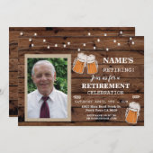 Uitnodiging tot aflossing Fotopartij Beer Uitnodig (Voorkant / Achterkant)