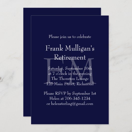 Uitnodiging tot aflossing op basis van klassieke m (Voorkant / Achterkant)