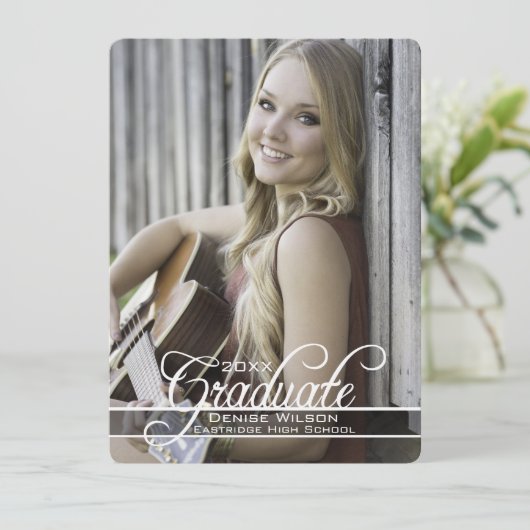 Uitnodiging tot Afstuderen (Staand voorkant)