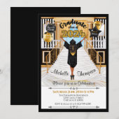 Uitnodiging tot Afstuderen in Afrika - Amerikaans  (Voorkant / Achterkant)