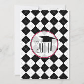 Uitnodiging tot afstuderen - Klasse 2011 Argyle (Achterkant)